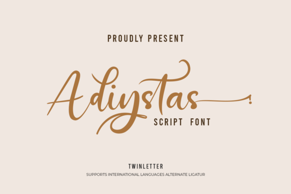 Adiystas: A Script Font for Business