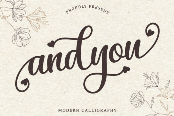 Andyou: A Script Font for Elegant Design