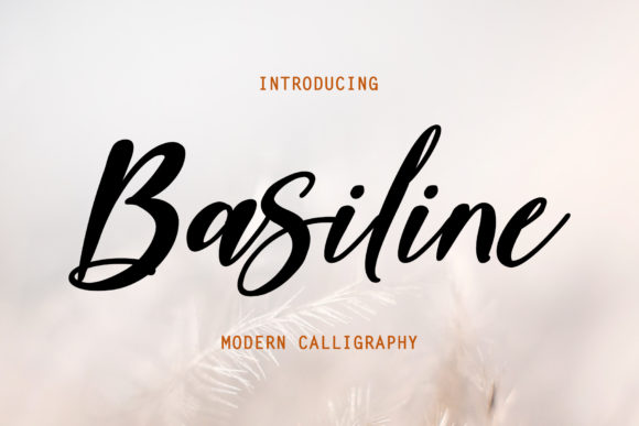Basiline: A Luxurious Script Font