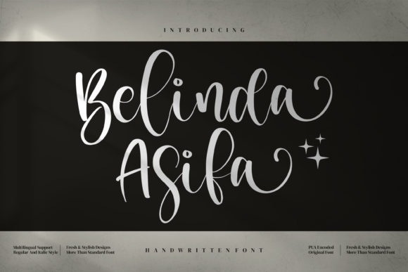 Belinda Asifa: A Script Font That Elevates Handmade Design