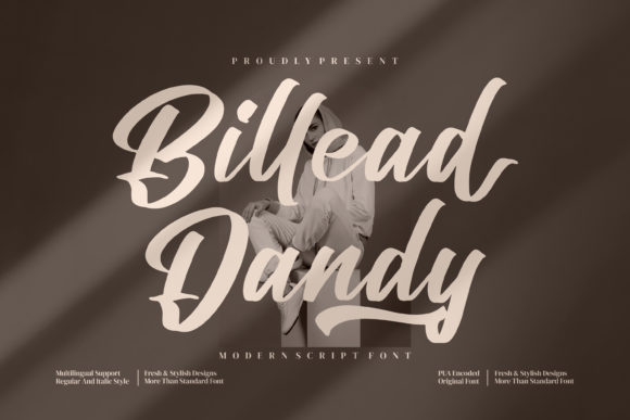 Billead Dandy: A Script Font for Personality-Driven Design