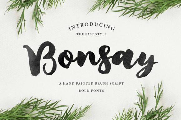 Bonsay Brush Font Review: A Script Typeface for Elegance in Branding