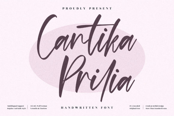 Cantika Prilia: A Whimsical Script Font