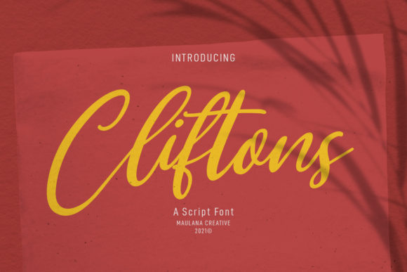 Clifttons: A Script Font That Elevates Editorial Design