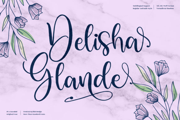 Delisha Glande Font Review
