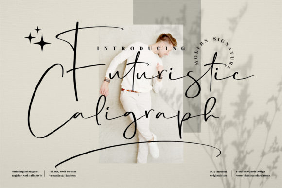 Futuristic Caligraph: A Stylish Script Font