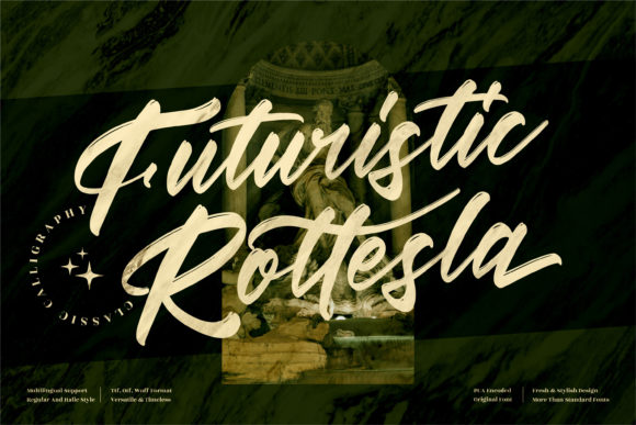 Futuristic Rottesla: A Font for Modern Campaigns
