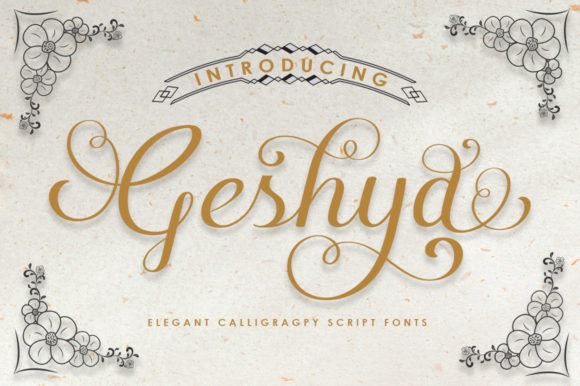 Geshya: A Stylish Script Font for Web Design