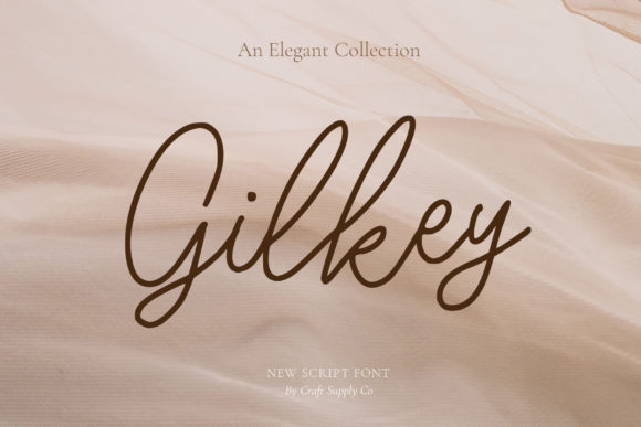 Gilkey: A Whimsical Script Font
