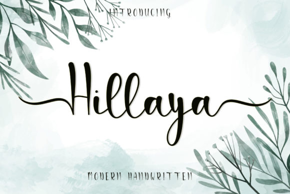 Hillaya: A Script Font for Creative Makers