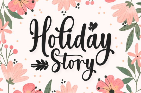 Holiday Story Duo Font for Campaigns