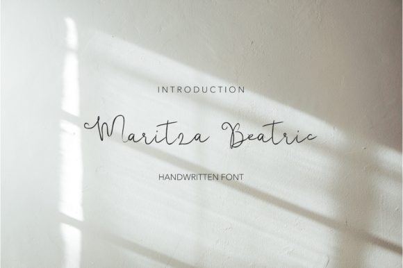 Maritza Beatric: A Elegant Script Font for Business