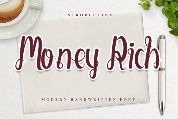 Money Rich Font for Business