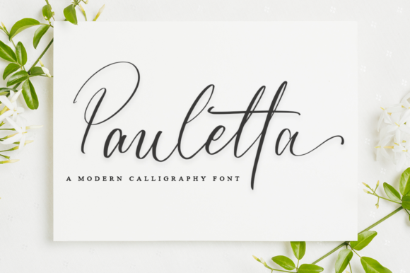 Pauletta: A Refined Script Font