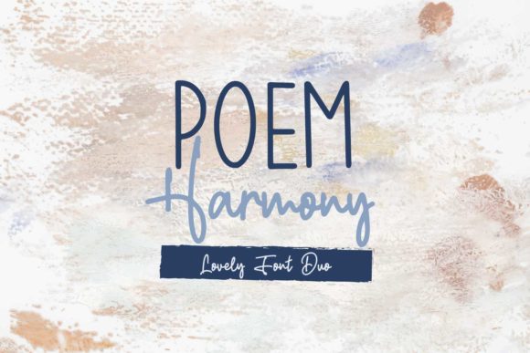 Poem Harmony: A Beautiful Script Font