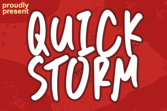 Quick Storm Font: A Playful Script for Stronger Brand Design