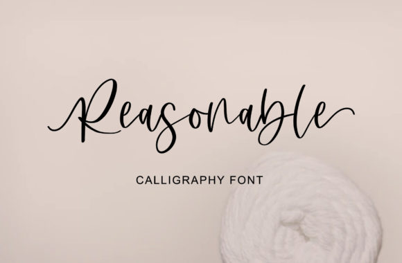 Reasonable Font: A Refined Script for Editorial Design