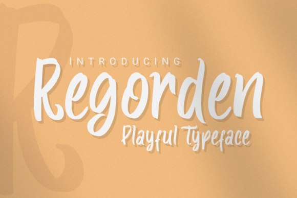 Regorden: A Playful Script Font for Web Design