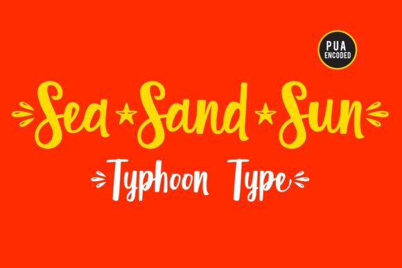Sea Sand Sun: A Whimsical Script for Branding