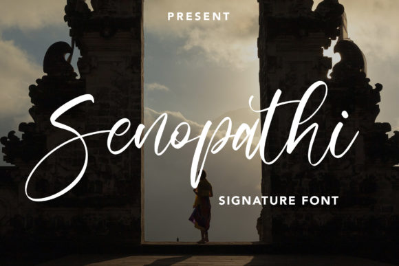 Senopathi: A Stylish Script Font for Campaigns