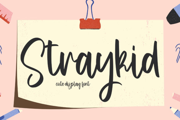 Straykid: A Stylish Script Font for Creative Projects