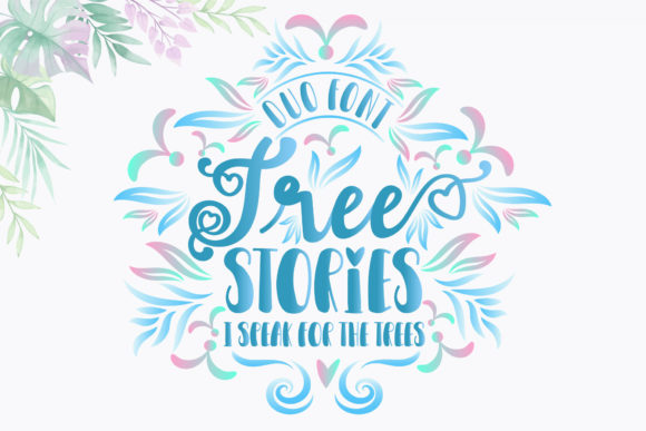 Tree Stories Font for Creative Projects