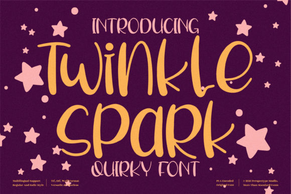 Twinkle Spark: A Whimsical Script Font