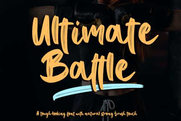Ultimate Battle Font for Web Design