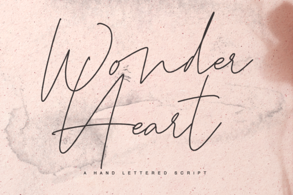 Wonder Heart Font for Editorial Design
